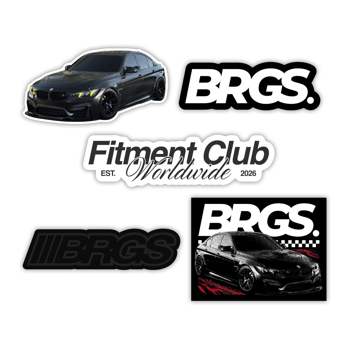 BRGS x F80 Sticker Pack